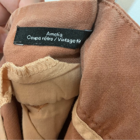 Burnt Orange Frank and Oak Trousers - Picture 6 of 7